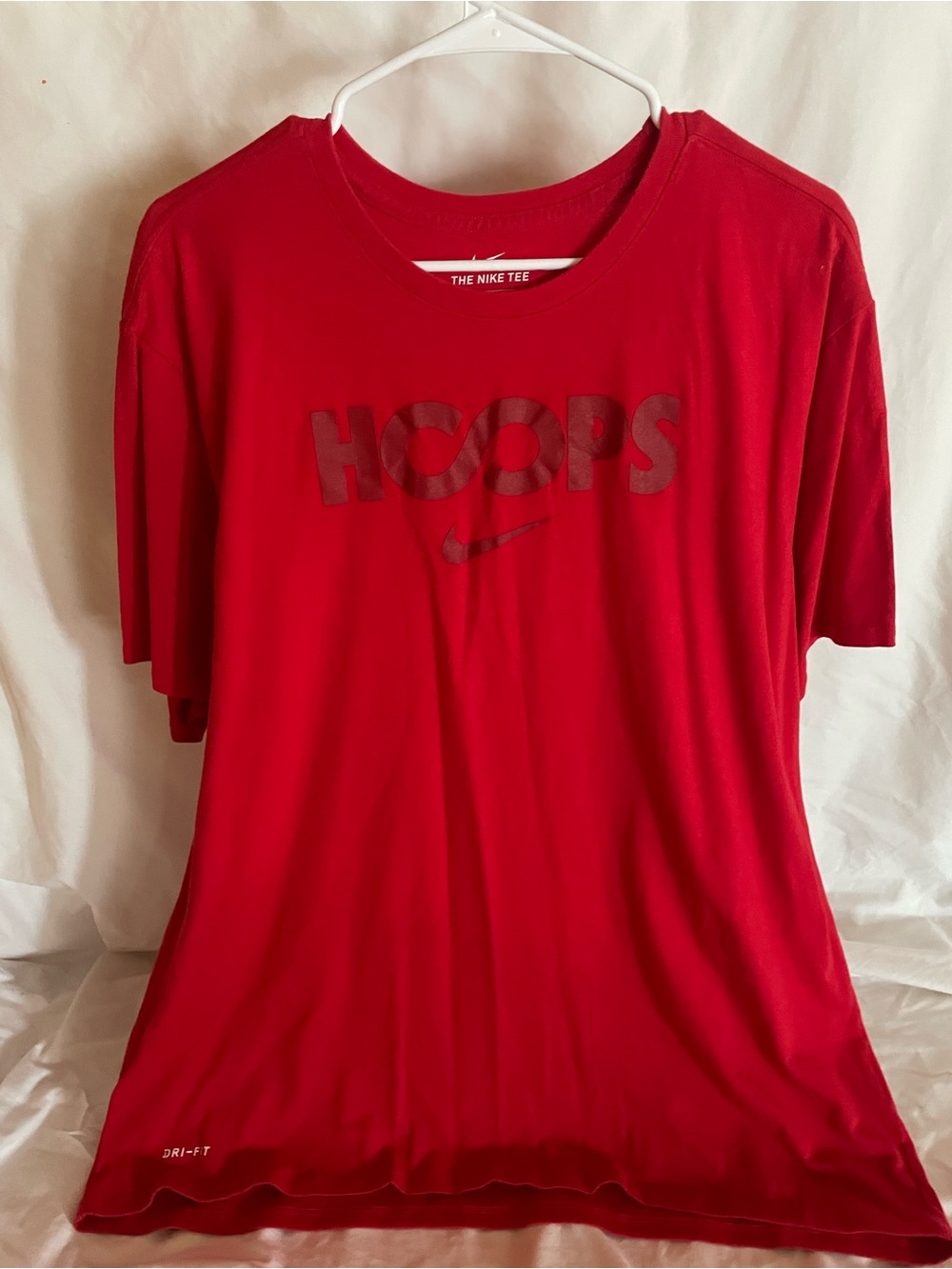 Nike Red HOOPS Short Sleeve Dri-FIT Tee